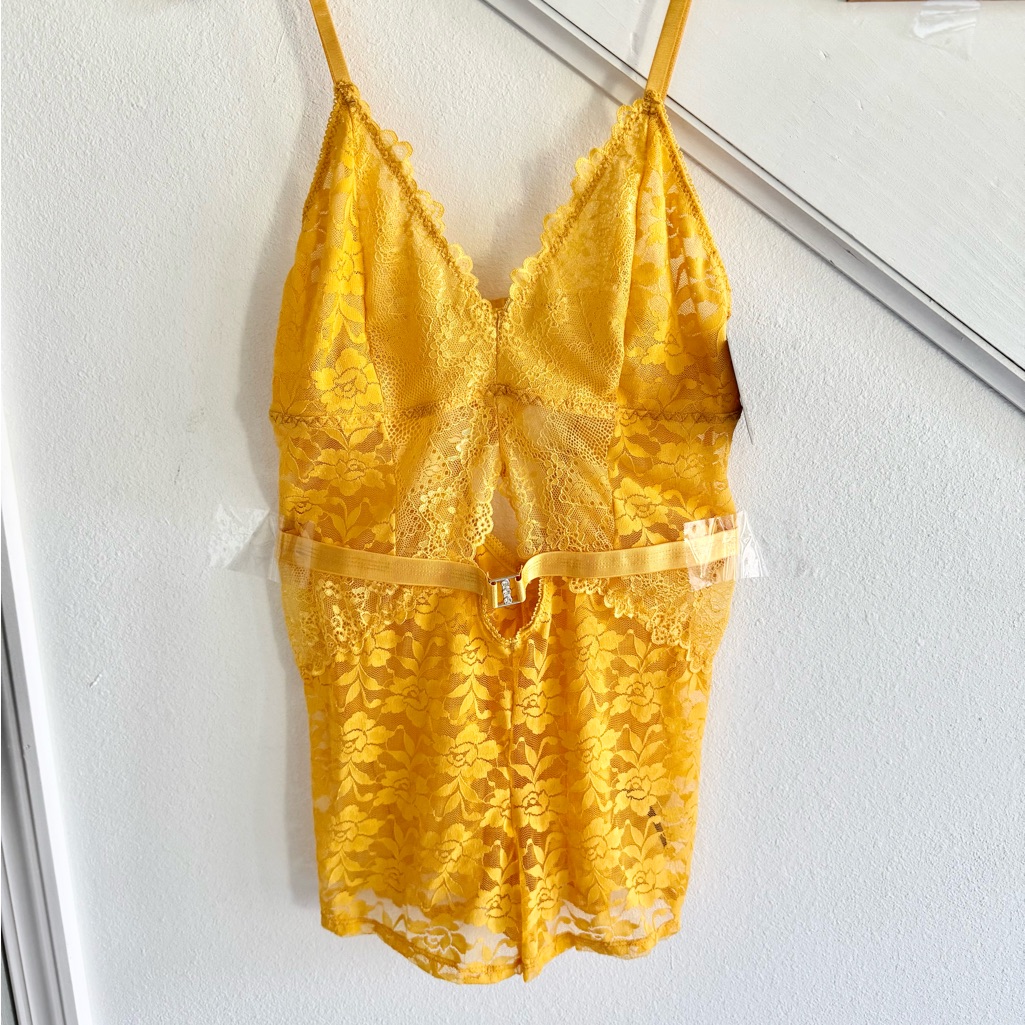 Free Black Fuchsia Jumper Lingerie With Lace Detailing With A $490 Purchase